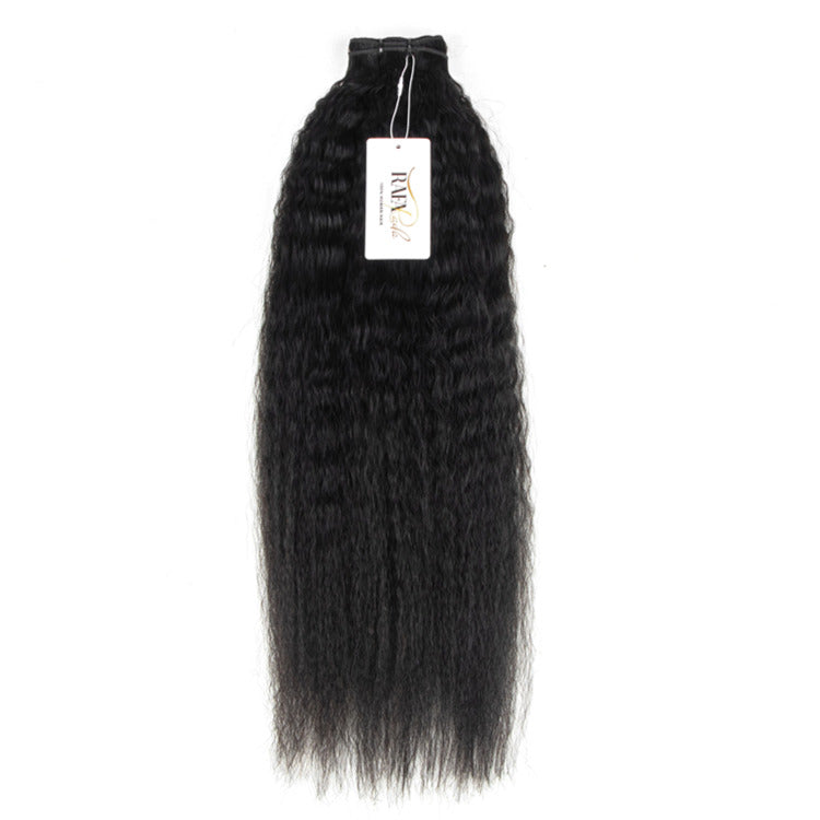 Kinky Straight Bundles 100% Human Virgin Hair Unprocessed Hair -Rafarada