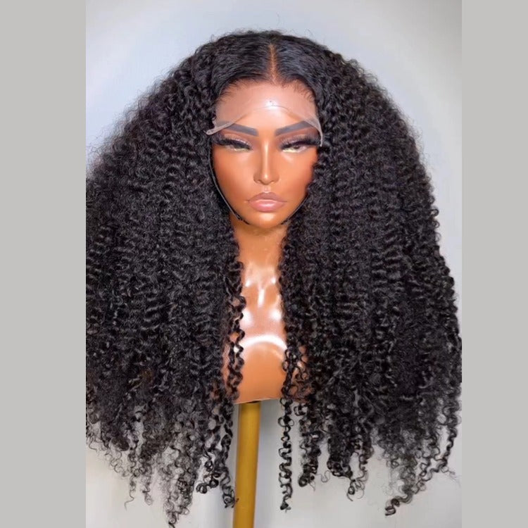 Extra Thick Kinky Curly Lace Front Wig Natural Fullness - Rafarada