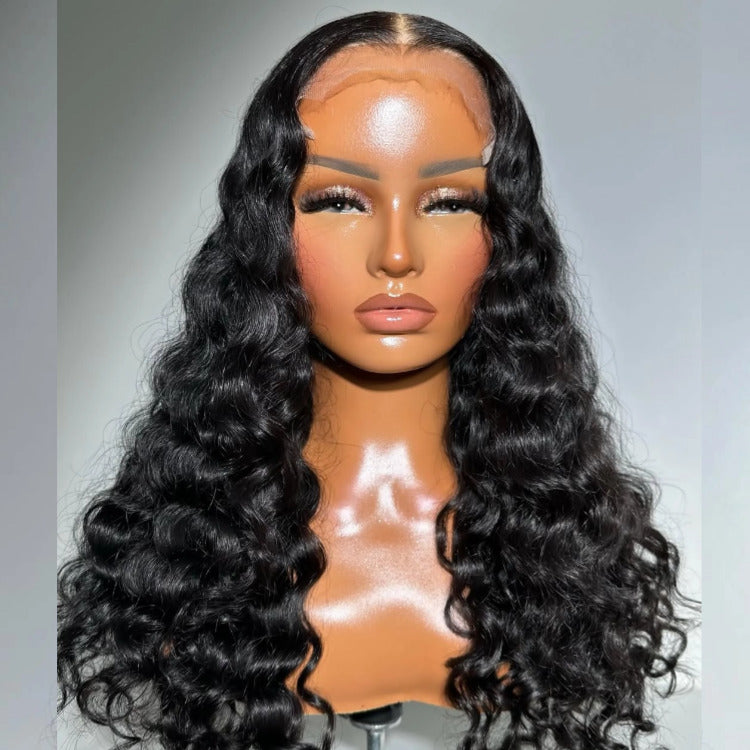 Natural Curly Wave Wig HD Lace Front Curls Human Hair Wigs- Rafarada