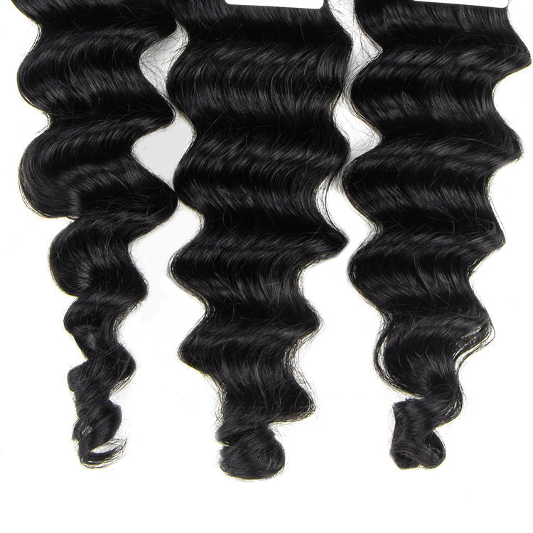 12A Grade Loose Deep Wave Bundles 100% Human Virgin Hair Extensions For Woman - Rafarada