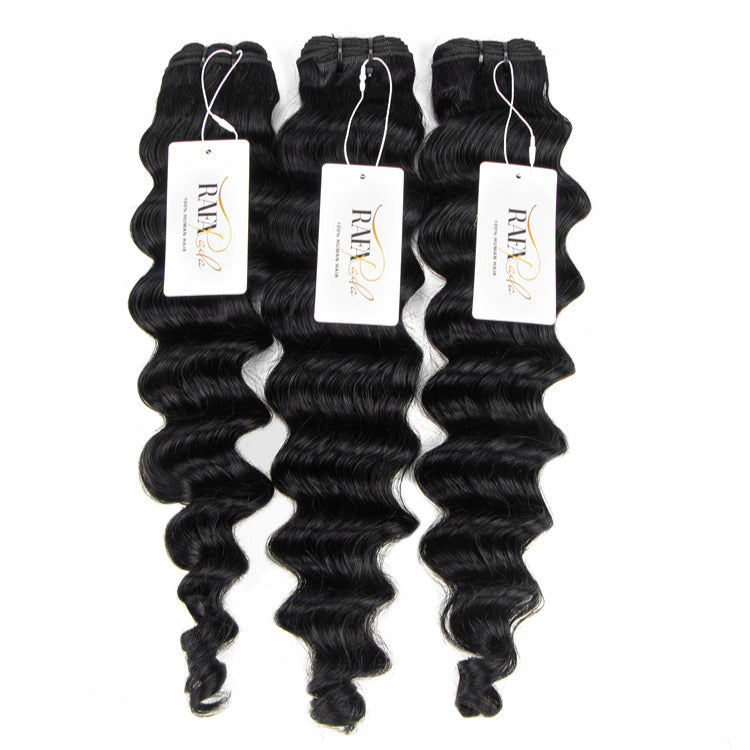 12A Grade Loose Deep Wave Bundles 100% Human Virgin Hair Extensions For Woman - Rafarada
