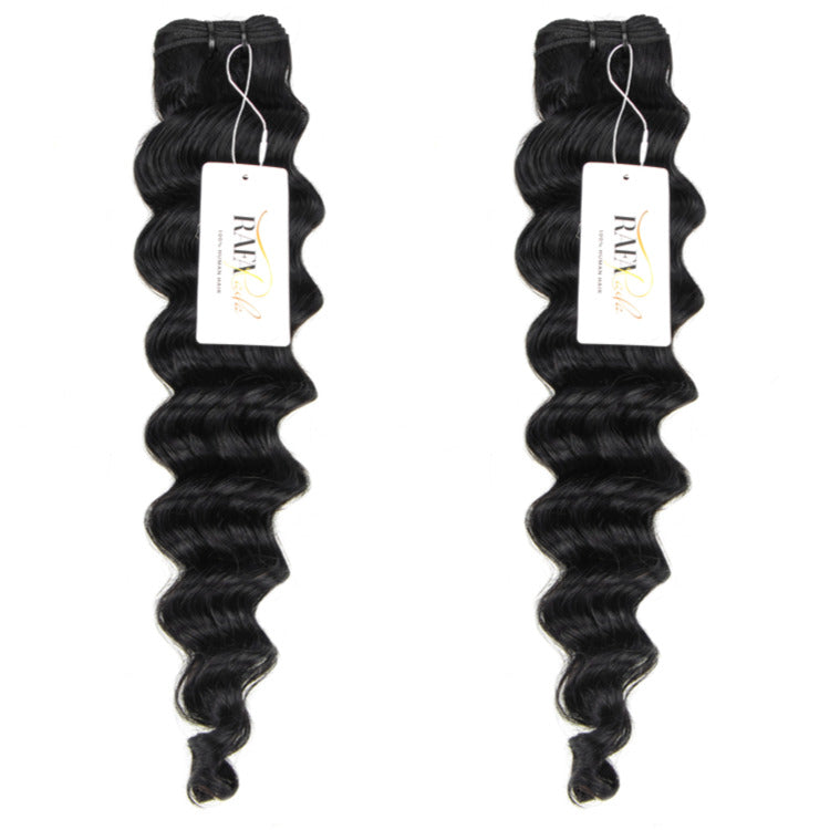 12A Grade Loose Deep Wave Bundles 100% Human Virgin Hair Extensions For Woman - Rafarada