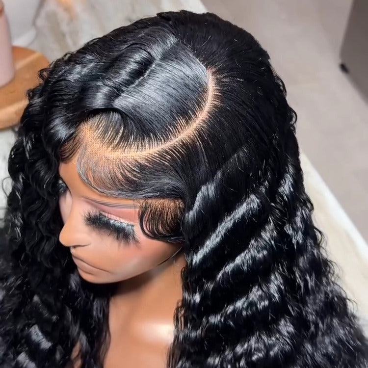 Glueless Wigs Loose Deep Wave Wig Virgin Human Hair 13x6 Transparent HD Lace Front Wig - Rafarada