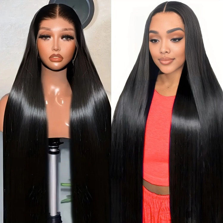 Straight Human Hair Pre Cut Glueless HD Lace Wig - Rafarada