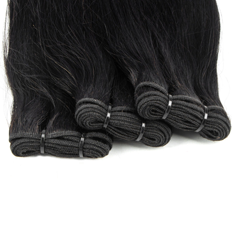 Straight Hair Bundles Brazilian Virgin Human Hair Natural Black Color Bundles- Rafarada