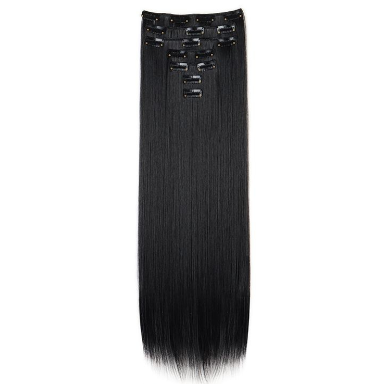 Silky Straight Clip-In Hair Extensions Seamless Clip-In 100% Human Hair- Rafarada