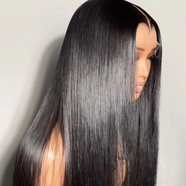 Straight Human Hair Glueless Lace Front Wigs 6x4/13x4 HD Transparent Lace Frontal Wig- Rafarada
