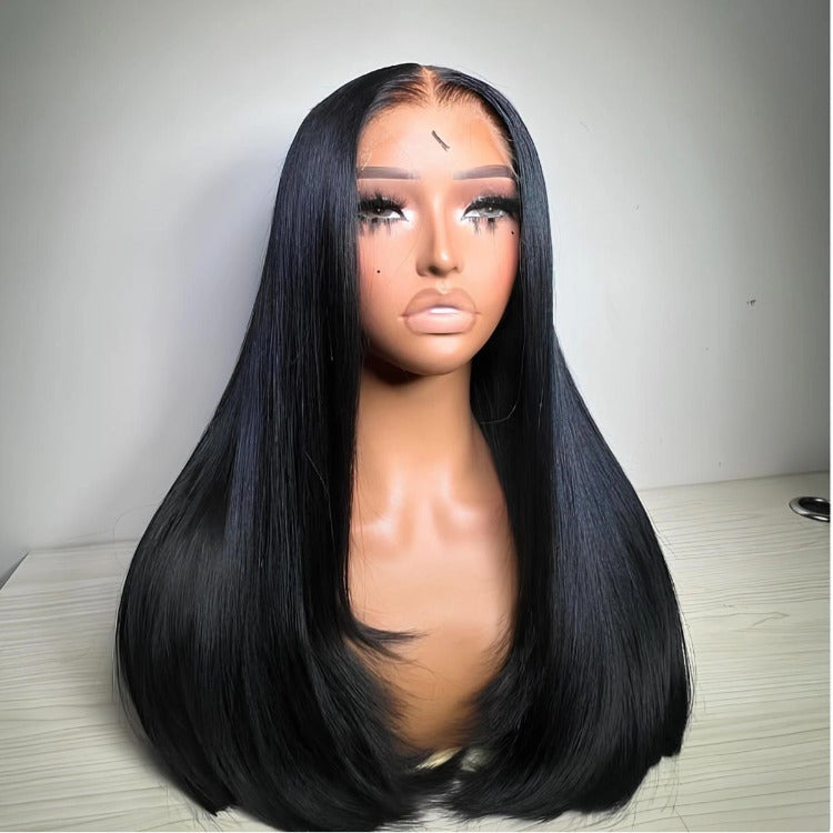 Straight Human Hair Glueless Lace Front Wigs 6x4/13x4 HD Transparent Lace Frontal Wig- Rafarada
