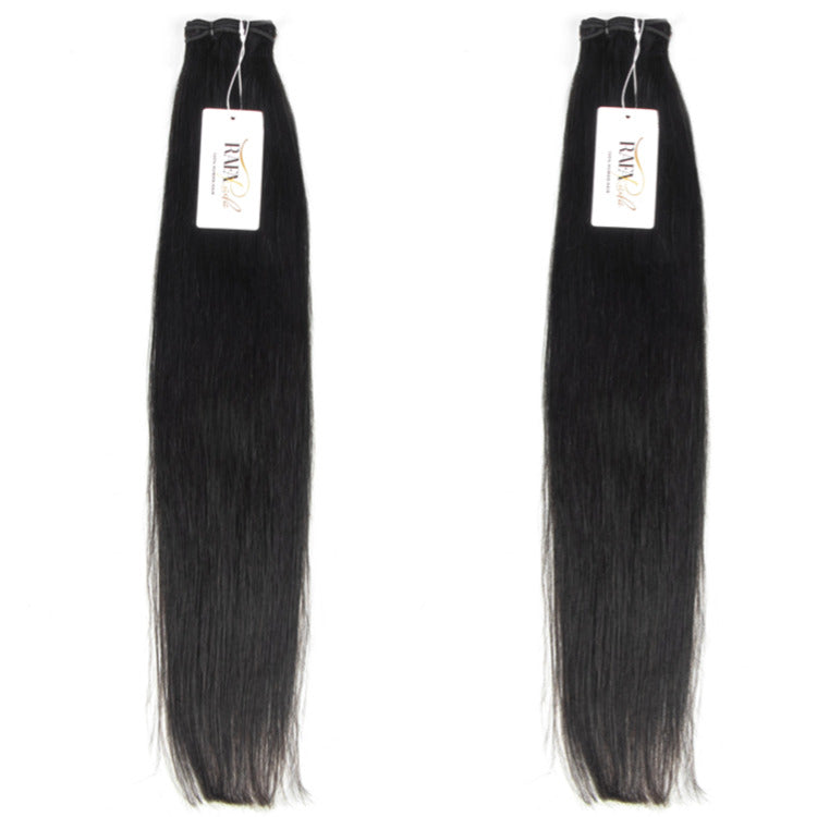 Straight Hair Bundles Brazilian Virgin Human Hair Natural Black Color Bundles- Rafarada