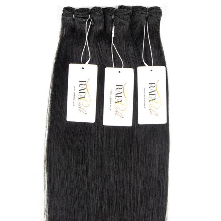 Straight Hair Bundles Brazilian Virgin Human Hair Natural Black Color Bundles- Rafarada