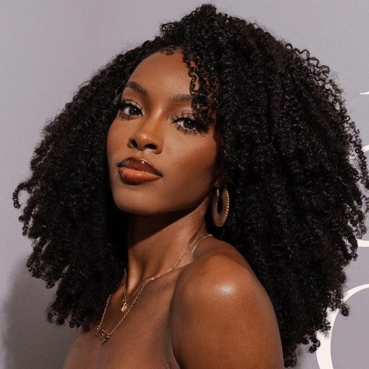 Afro Curly Twist Hair Wig Pre-plucked Short BOB Human Hair Wig HD Lace Front Wigs - Rafarada