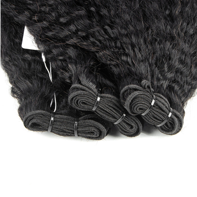 Kinky Straight Bundles 100% Human Virgin Hair Unprocessed Hair -Rafarada