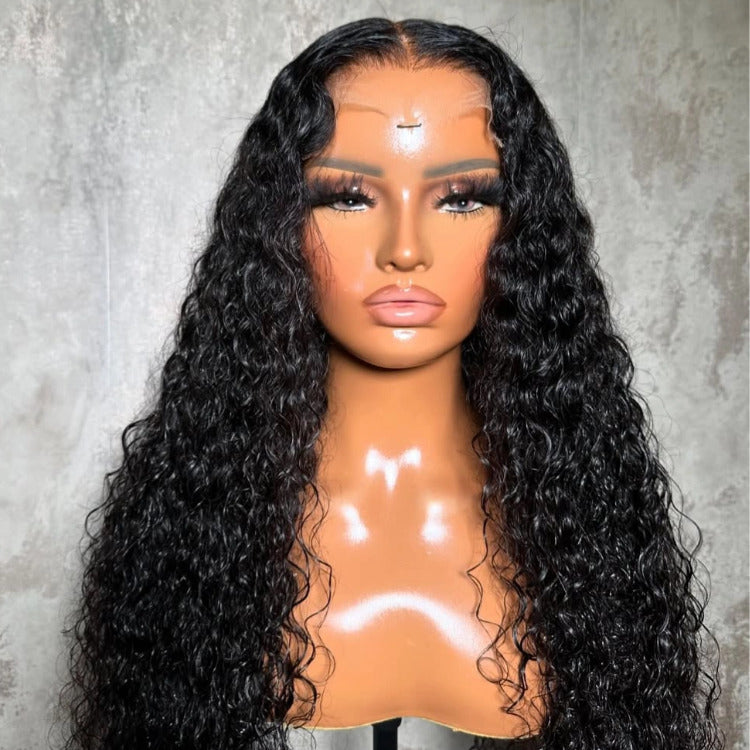 Water Wave Human Hair Wig Wet and Wavy Lace Front Wigs With Baby Hair Wig - Rafarada