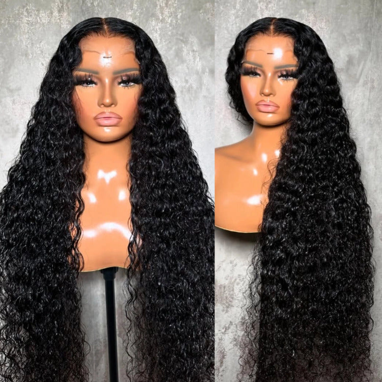 Water Wave Human Hair Wig Wet and Wavy Lace Front Wigs With Baby Hair Wig - Rafarada