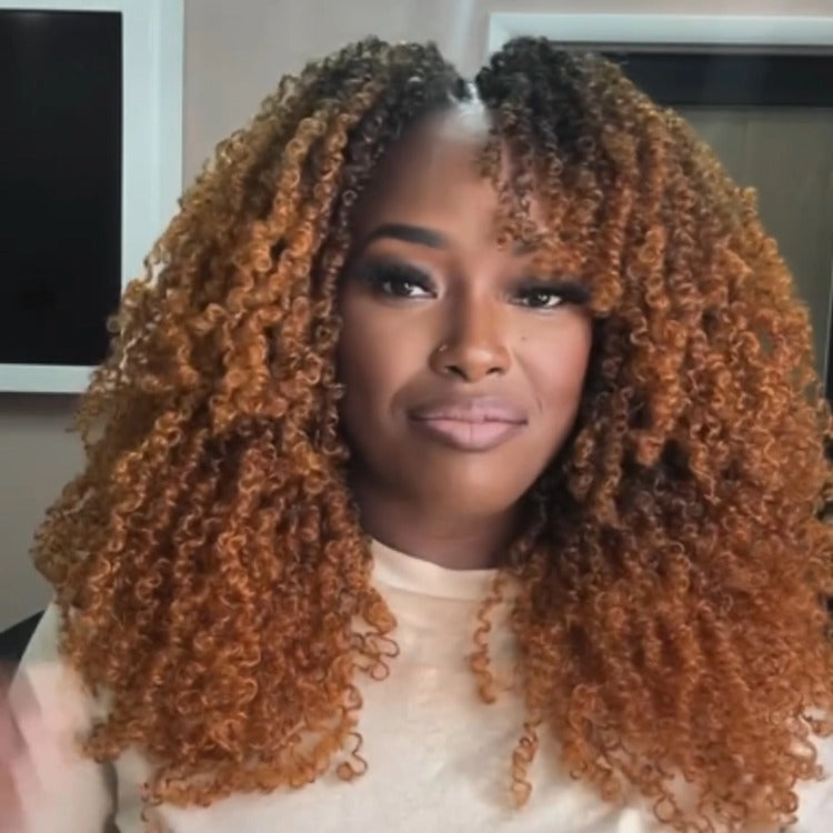 Ombre Yanky Twist Crochet 1/30 Color Human Hair Extension - Rafarada