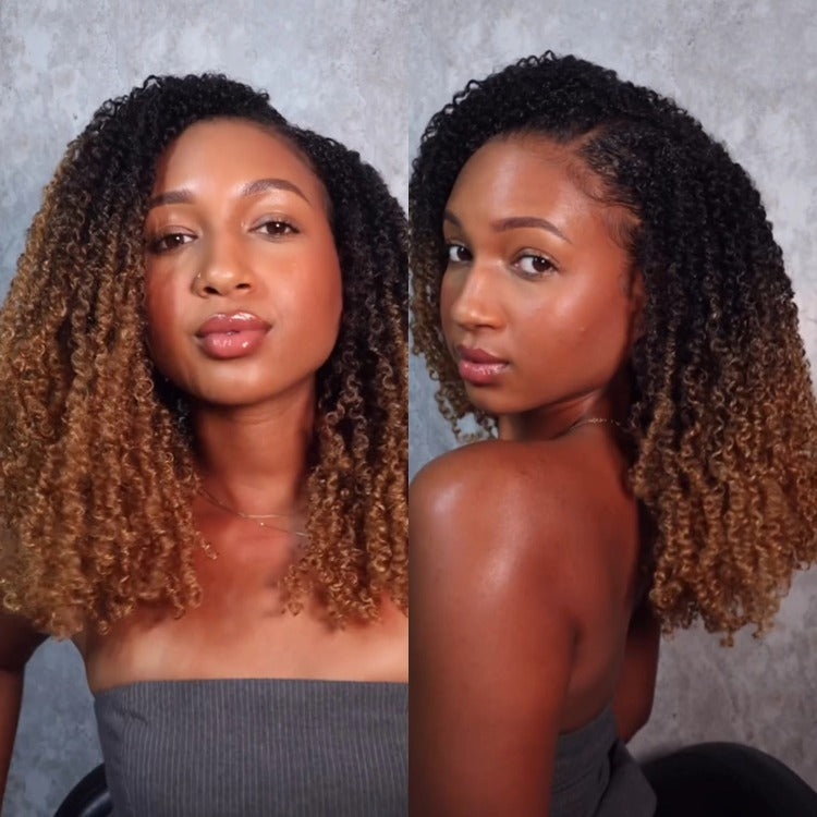 Ombre Yanky Twist Crochet 1/30 Color Human Hair Extension - Rafarada