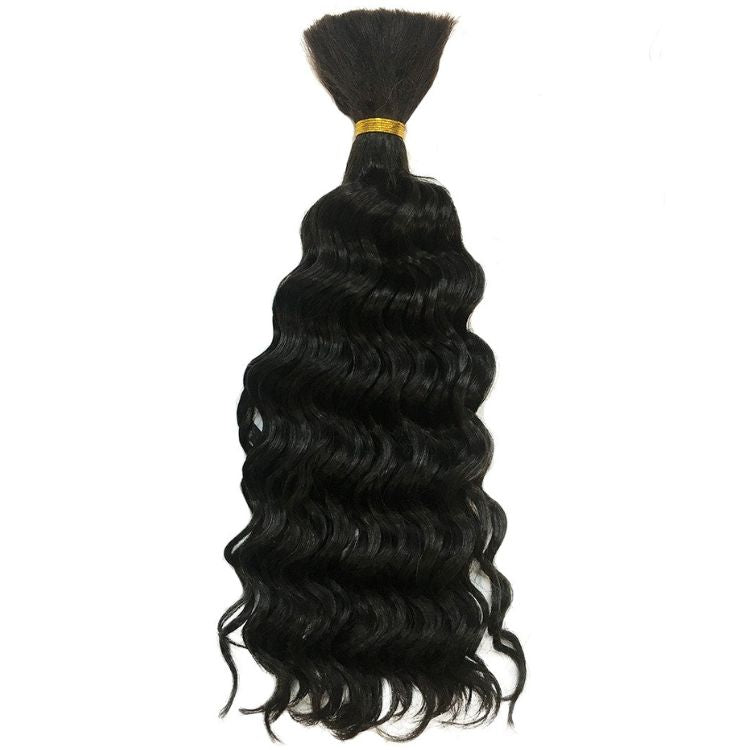 Deep Wave Bulk Human Hair For Braiding Boho Braids Human Braiding Hair - Rafarada