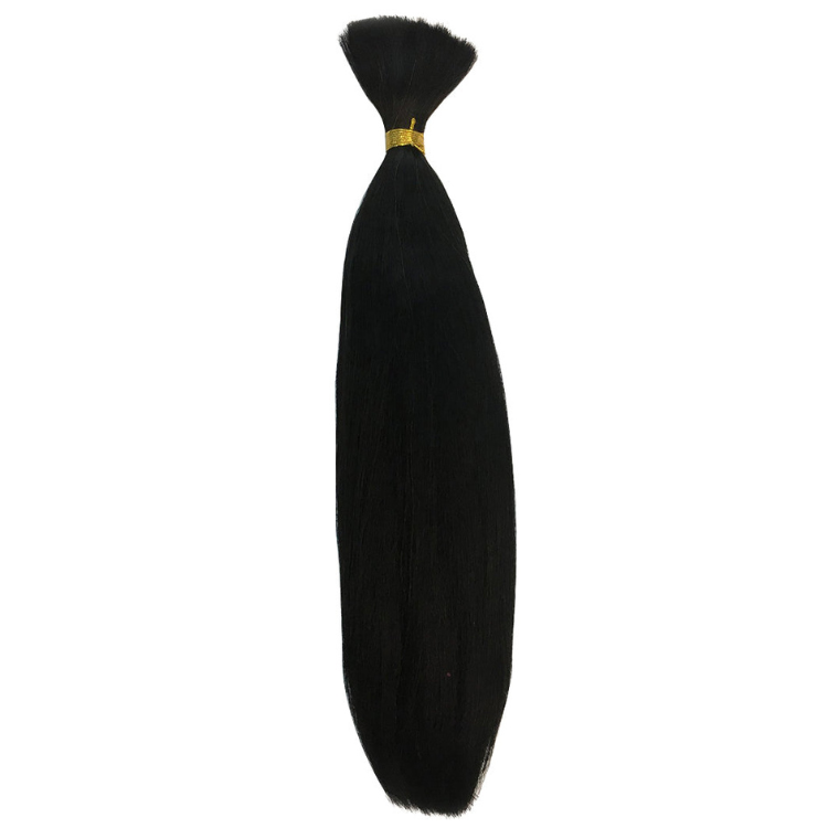 Straight Human Hair Bulk For Braiding Real Hair Extensions For Boho Braids- Rafarada