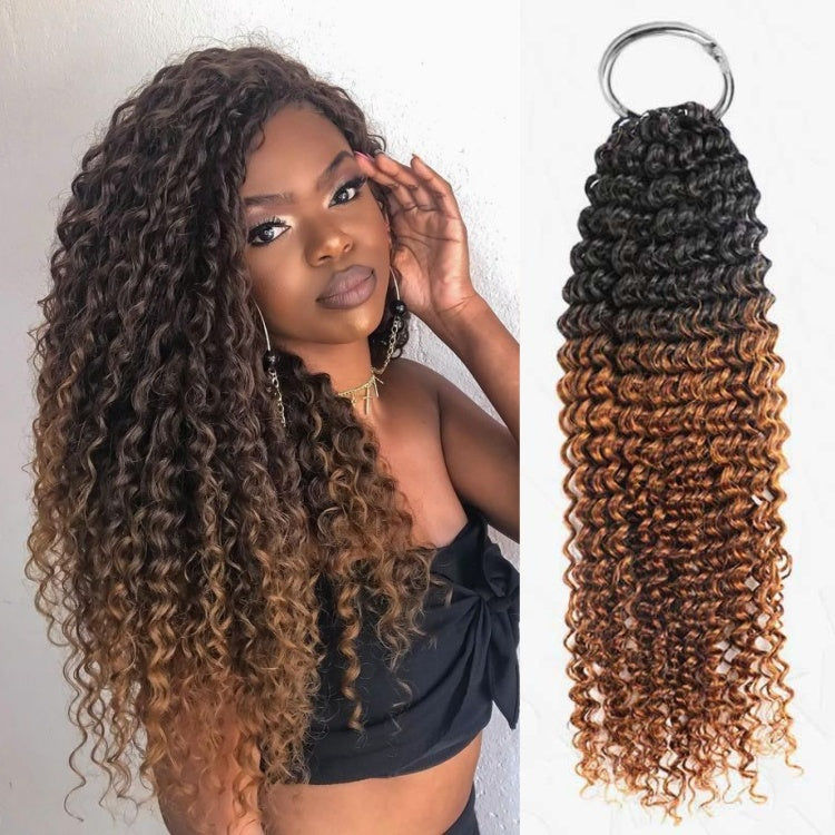 1B/30 Ombre Color Curly Crochet Hair 100% Human Crochet Braids Extensions - Rafarada