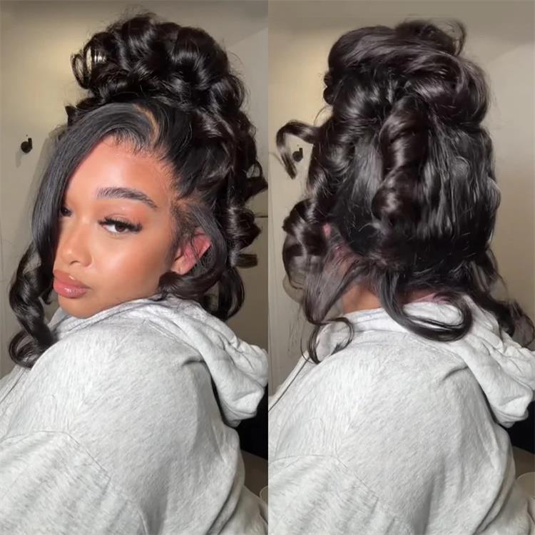 Invisi Draw-Strings 360 Full Lace Wig Body Wave Pre-Bleached Knots Glueless Wigs - Rafarada