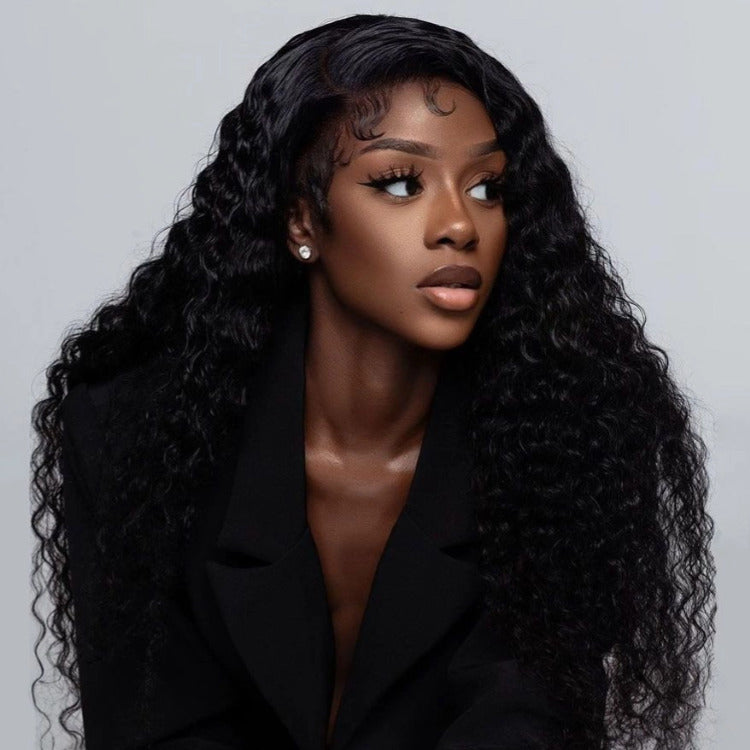 Deep Wave Wig Invisi Draw-strings 360 Pre-Cut Lace InvisiFit Strap Wig - Rafarada