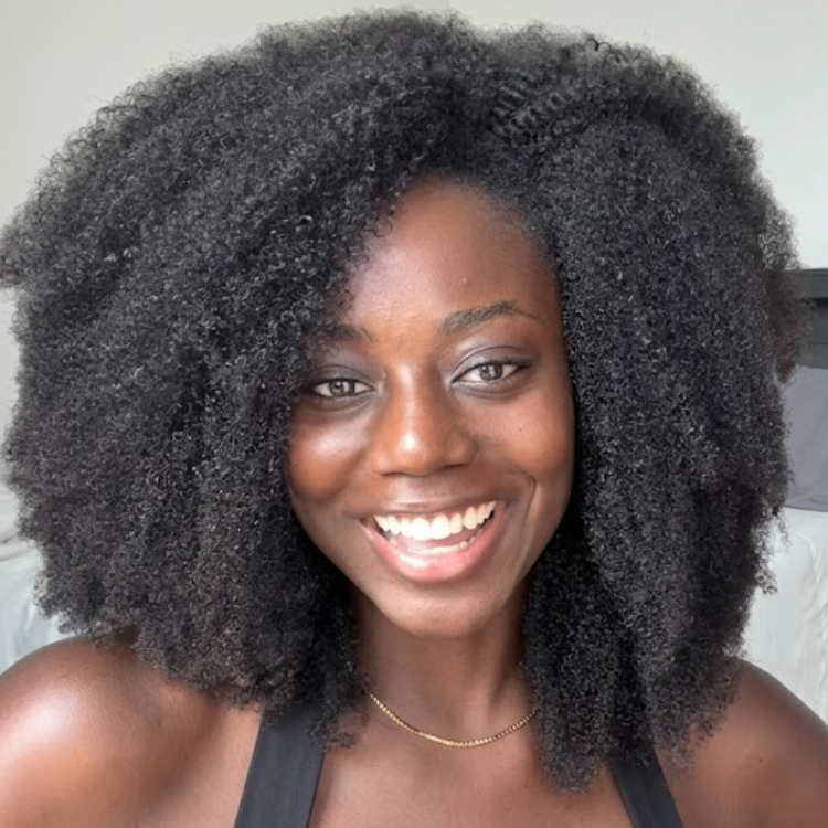 High Density 4C Coily Curl Natural Black Afro Coily Half Wig Glueless Human Hair Half Wig - Rafarada