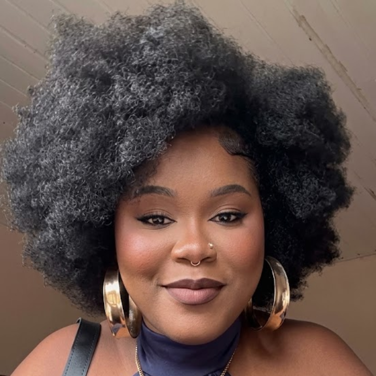 Jet Black 4C Afro Kinky Blowout Human Hair Wig - Pre-Plucked Ultra Voluminous Fluffy Coily Curls - Rafarada