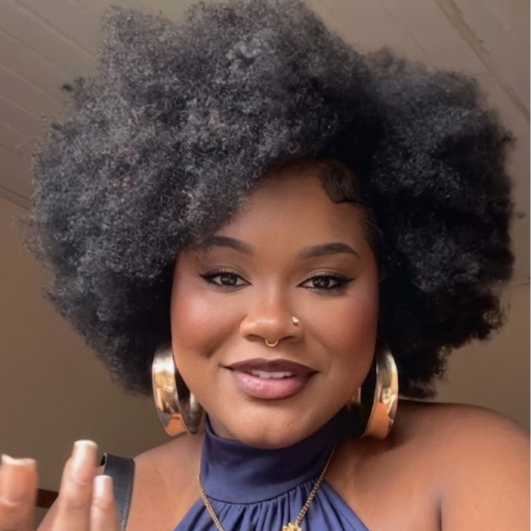Jet Black 4C Afro Kinky Blowout Human Hair Wig - Pre-Plucked Ultra Voluminous Fluffy Coily Curls - Rafarada