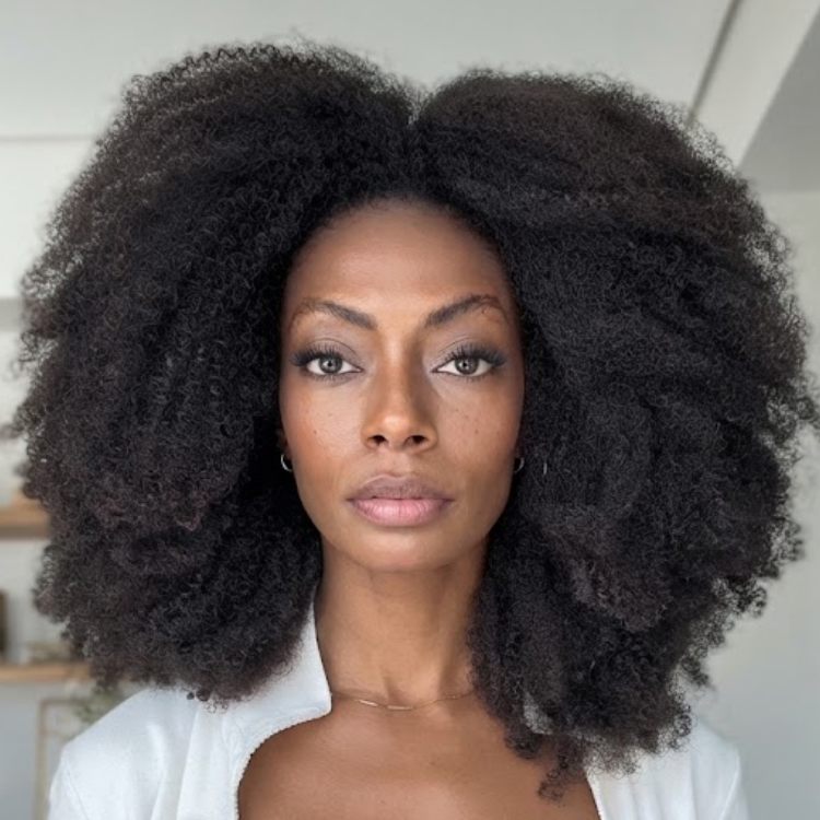 Glueless Afro Kinky Curl Human Hair Wear & Go Lace Closure Wigs Afro Curly Half Wigs- Rafarada