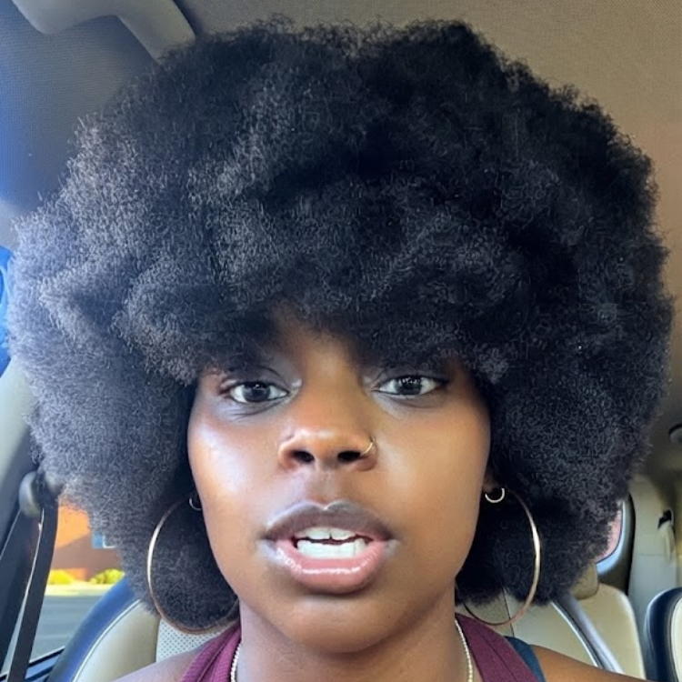 Natural Black Small Voluminous Afro Kinky Curly Human Hair Wig - Rafarada