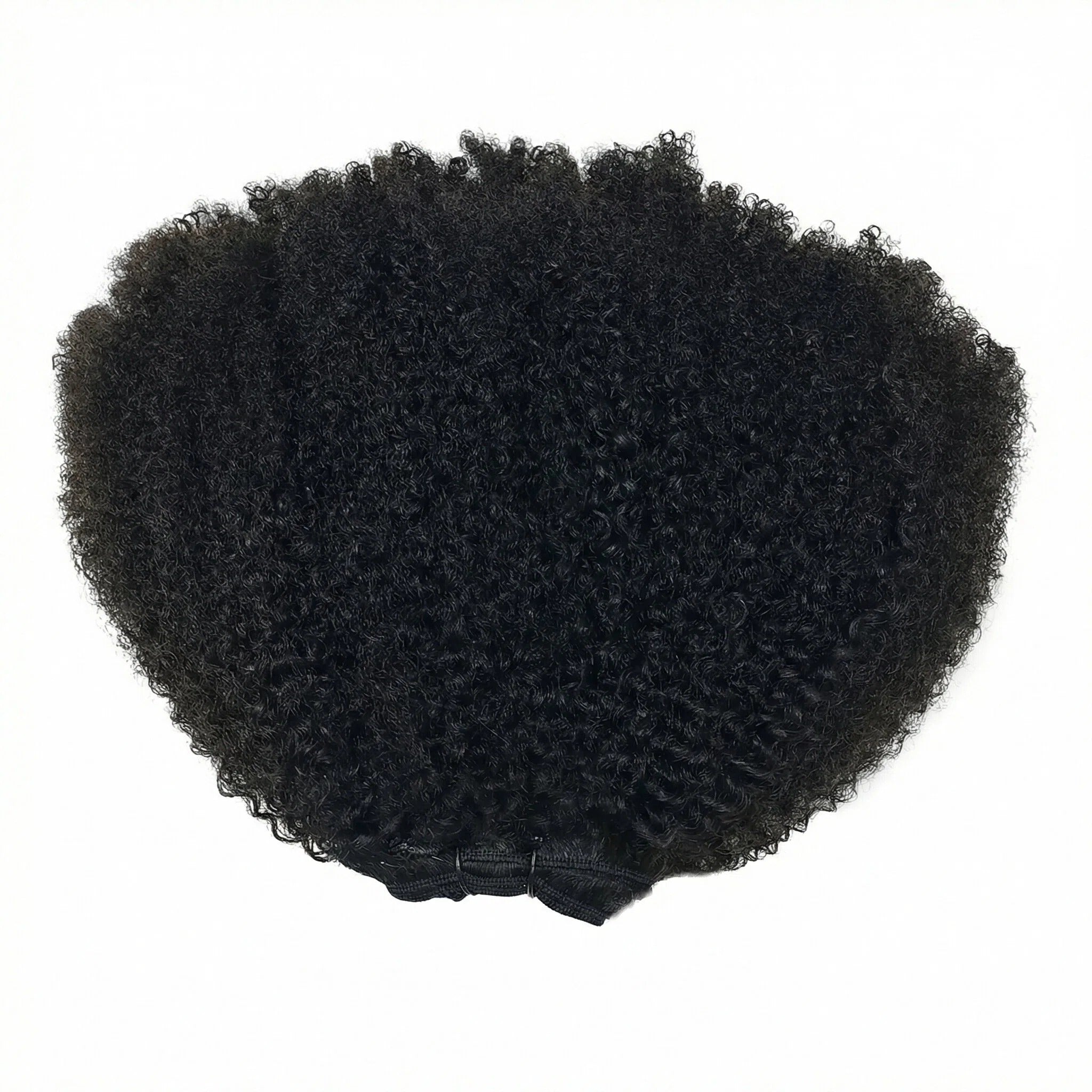 Afro Kinky Curly Human Hair Bundles 100% Human Hair Weft Natural Black 4C Coily Hair Extensions for Black Women - Rafarada