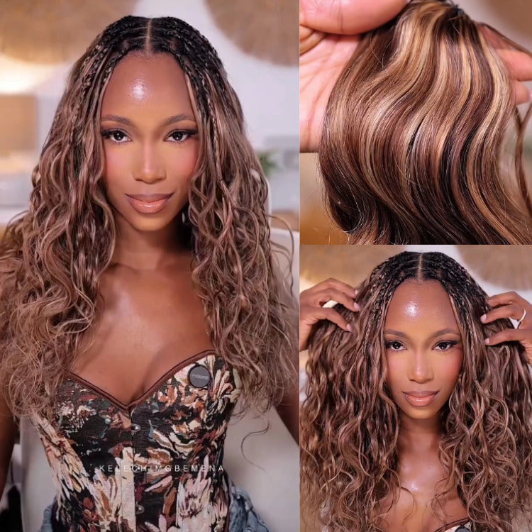 #4/27 Highlight Mix With Blend Color Body Wave Human Crochet Hair - Rafarada
