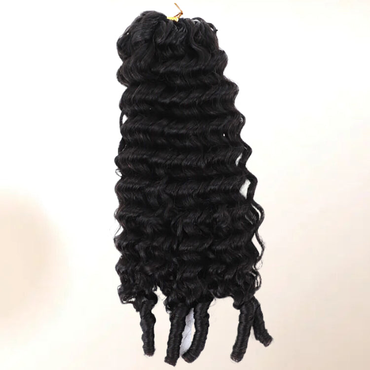 Burmese Curly Crochet Hair 100% Human Crochet Braids Extensions - Rafarada