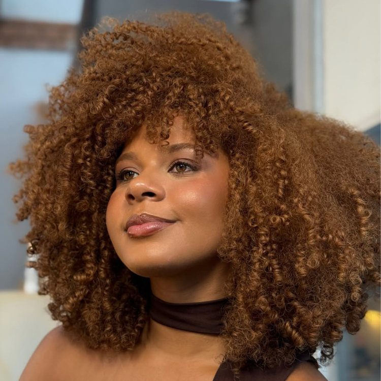 Caramel Brown Afro Kinky Curly Human Hair Wig 220% Density Coily Afro Bob Glueless 100% Human Hair Wigs for Women - Rafarada