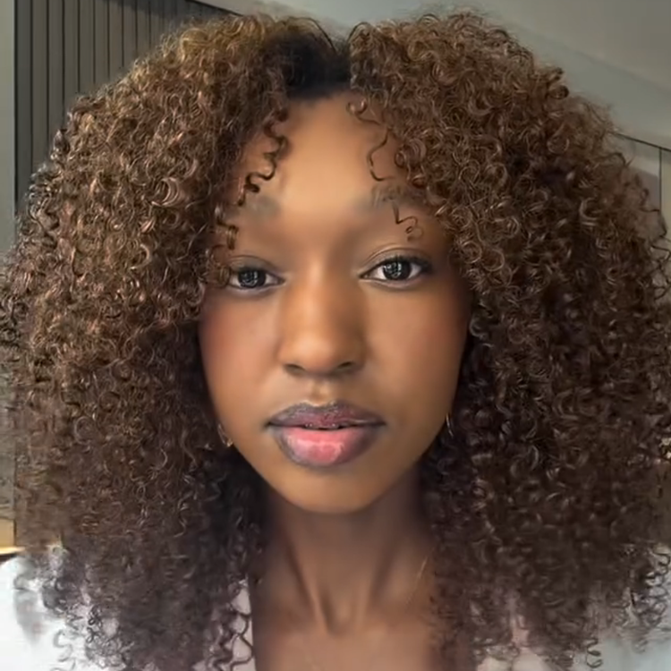 Voluminous Afro Kinky Curly Human Hair Wig - Bouncy Tight Coils with Natural Hairline & Realistic Edges - Rafarada