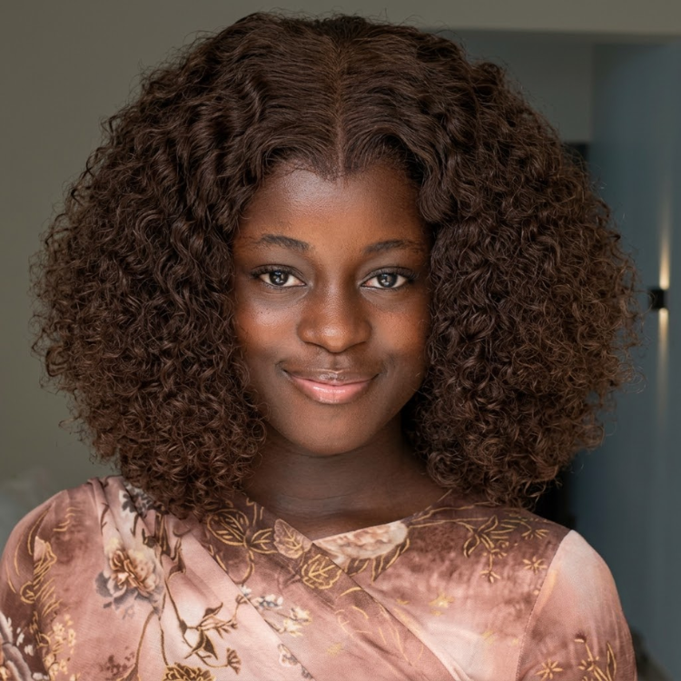 Chocolate Brown Deep Wave Human Hair Wig Middle Part HD Lace Frontal Wig Chocolate Brown Water Wave Glueless Bob Wig Pre-plucked Hairline - Rafarada