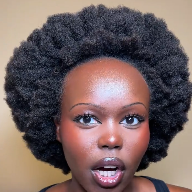 Natural Dense Coily Short Afro Wig - Voluminous Textured Coils - Tight Afro Kinky Curls Natural Black Color - Rafarada