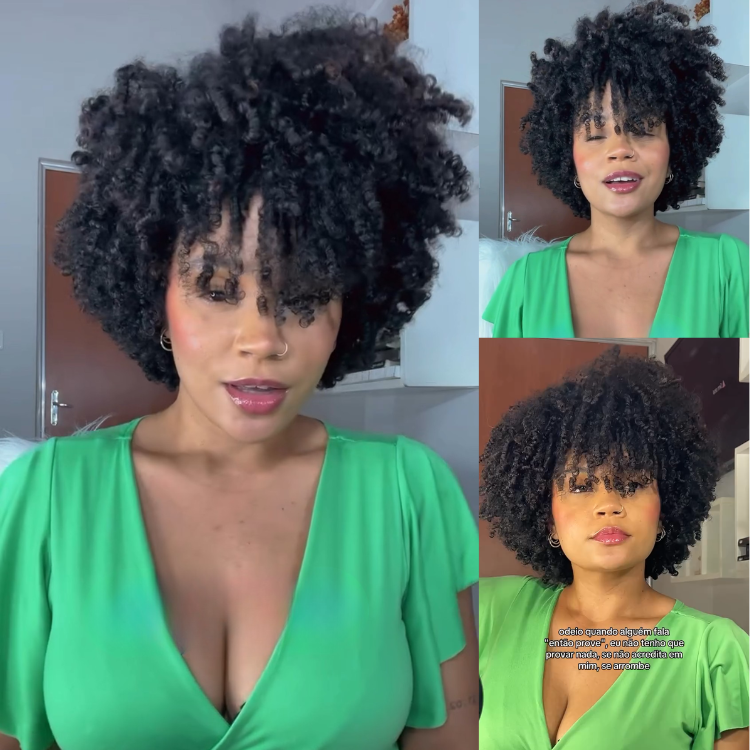 Natural Black Kinky Curly Human Hair Lace Front Wig | Soft, Full & Defined Curls- Rafarada