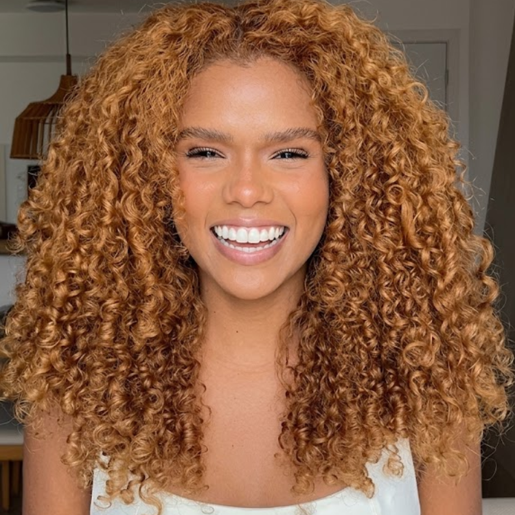 Glueless Golden Honey Blonde Voluminous Afro Kinky Curly Lace Front Wig High Density Bouncy Coily Human Hair Wig- Rafarada