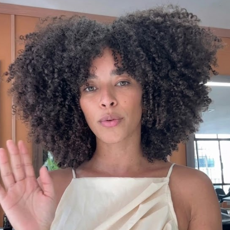 High-Volume Afro Kinky Curly Human Hair Wig - Ultra-Bouncy Short Deep Curly Bob Style with Natural Hairline- Rafarada