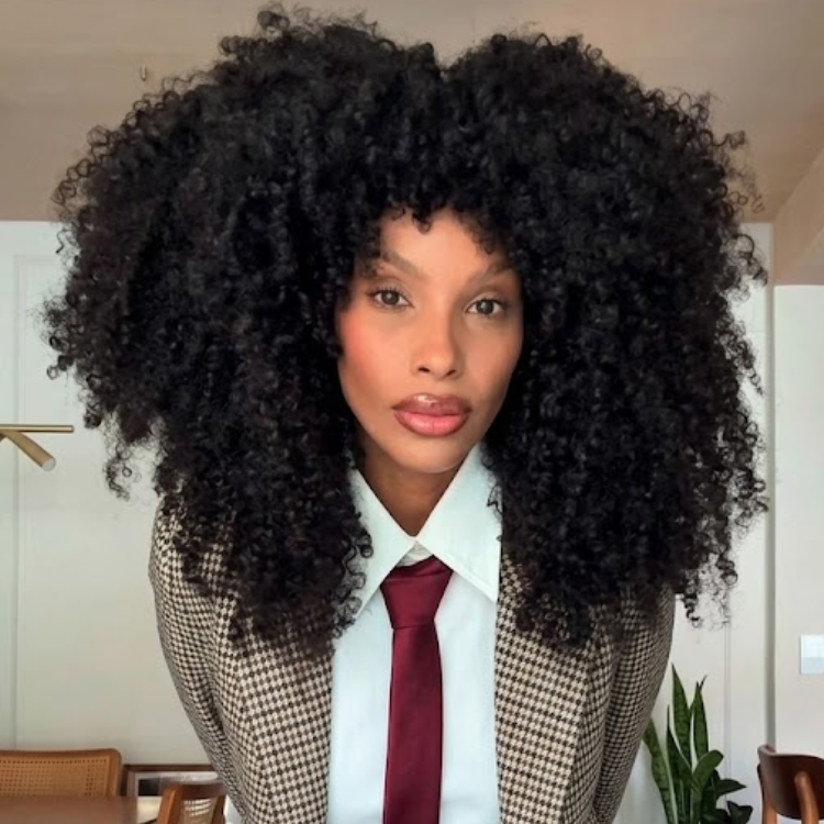 High-Volume Natural Black Afro Kinky Curly Human Hair Wig - Ultra-Bouncy Coily Spiral Curl Style with Natural Hairline- Rafarada