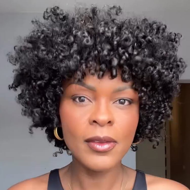 Natural Black Tight Coily Bob Wig - Kinky Curly Human Hair with Defined Spiral Curls- Rafarada