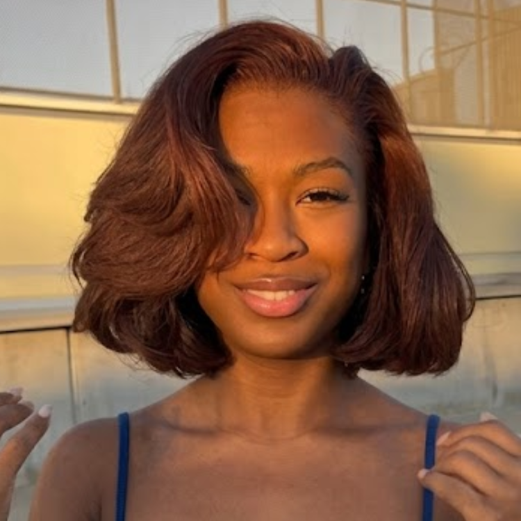 Glueless Chestnut Brown Short Bob Cut Wig Premium Human Hair Bouncy Curly Ready to Wear- Rafarada