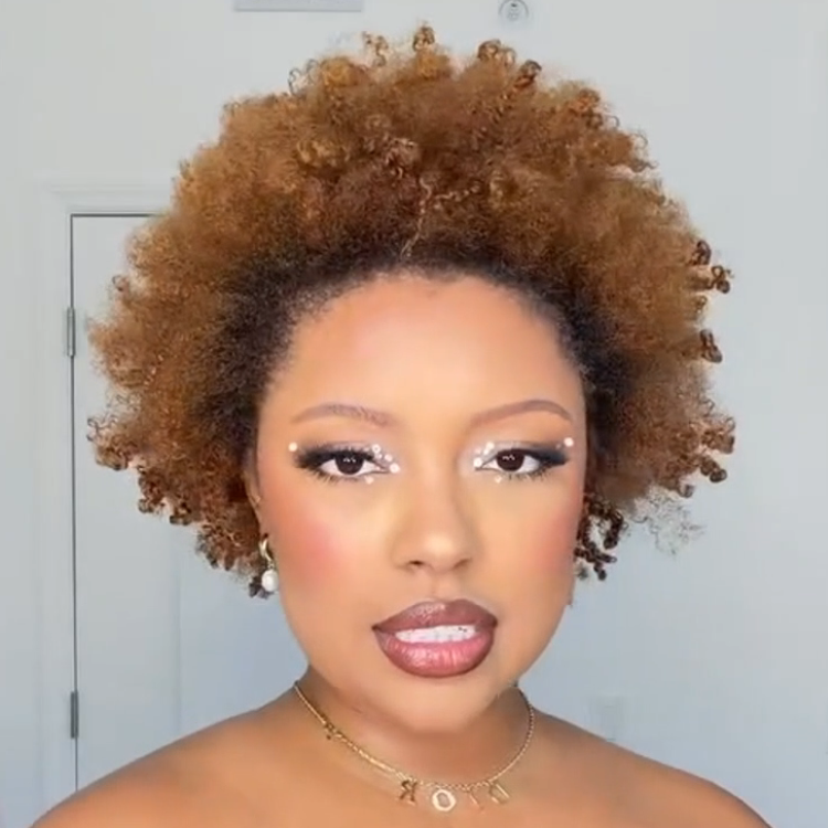 Short Honey Brown Afro Curls Human Hair Wig Glueless HD Lace Front Wig 4C Texture Glueless Lace Wig for Women - Rafarada