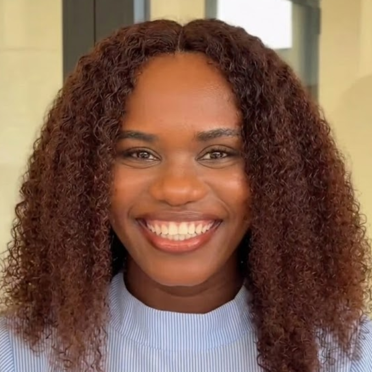 Glueless Warm Chestnut Brown Jerry Curly Human Hair Wig Middle Part Water Wave Lace Front Wig - Rafarada
