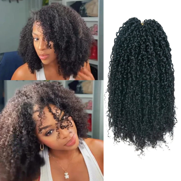 Yanky Twist Crochet Human Hair Extensions – 100% Human Hair - Rafarada