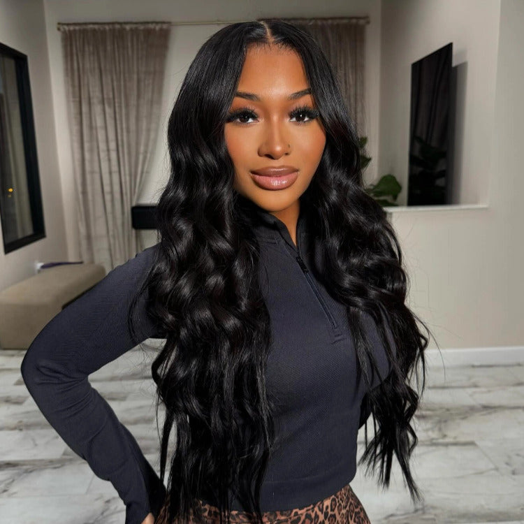 Beach Wave Wig Human Hair Wigs HD Lace Front Curls Human Hair Wigs- Rafarada