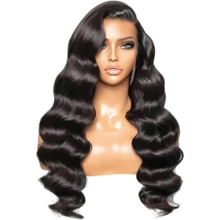 Natural Color Wig 24-30 Inch 100% Human Hair Water Wave & Body Wave Wig - Rafaradahair