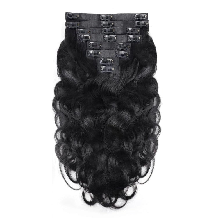 Natural Body Wave Clip-Ins Soft & Thick Instantly Longer Hair- Rafarada