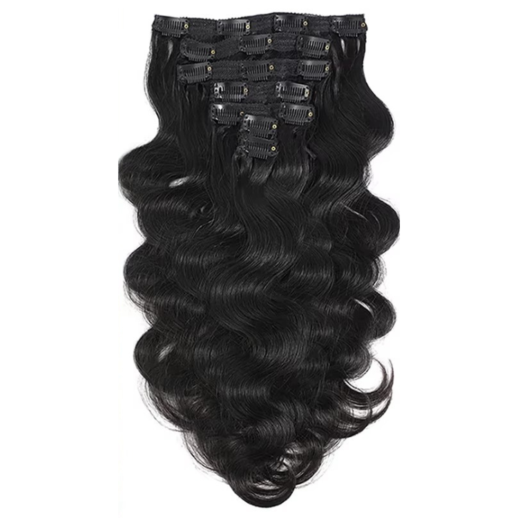 Natural Body Wave Clip-Ins Soft & Thick Instantly Longer Hair- Rafarada